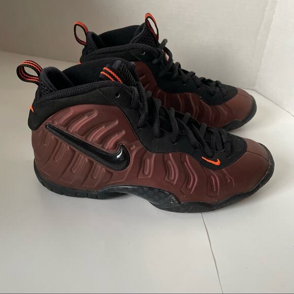 Nike Air Foamposite Little Posite Pro Color Shift GS Hyper Crimson Kids 4Y EUC - Picture 9 of 10